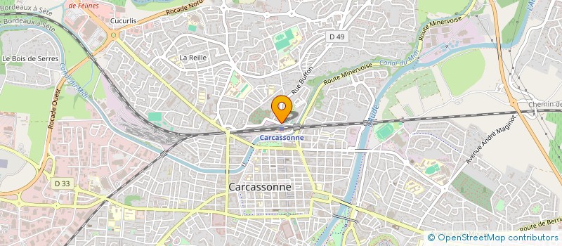 localisation de l'entreprise SYNDIC DE COPRO RESIDENCE ONYX  CARCASSONNE