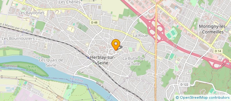 localisation de l'entreprise SYNDIC DE COPRO VILLA DE LA TOUR  HERBLAY-SUR-SEINE