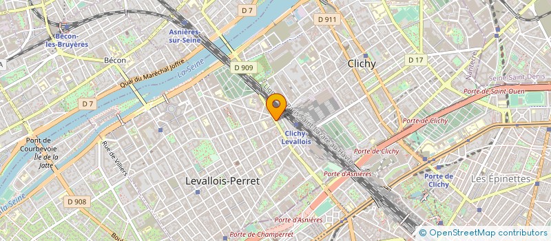 localisation de l'entreprise SYNDIC DE COPROP à LEVALLOIS-PERRET