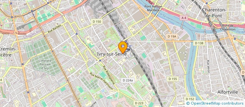 localisation de l'entreprise SYNDIC DE COPROP 11 RUE DESCARTES à IVRY-SUR-SEINE