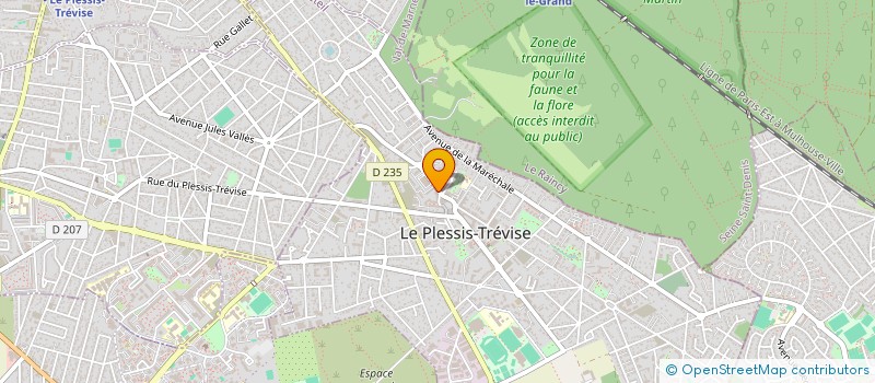localisation de l'entreprise SYNDIC DE COPROP 14-16 AV ARDOUIN  LE PLESSIS-TREVISE