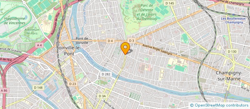 localisation de l'entreprise SYNDIC DE COPROP 16 RUE CHARLES FLOQUET  JOINVILLE-LE-PONT