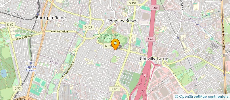 localisation de l'entreprise SYNDIC DE COPROP 2-28 RUE BERGERE à L'HAY-LES-ROSES