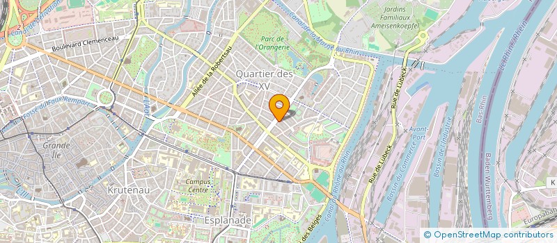 localisation de l'entreprise SYNDIC DE COPROP 20 BD DE LA MARNE à STRASBOURG
