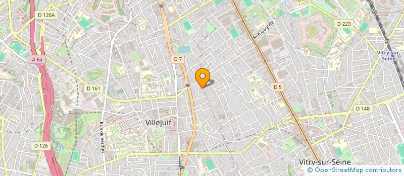 localisation de l'entreprise SYNDIC DE COPROP 20 RUE DU LION D'OR à VILLEJUIF