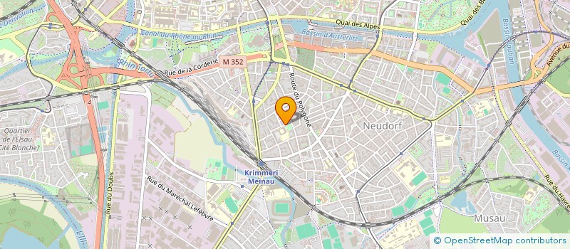 localisation de l'entreprise SYNDIC DE COPROP 20 RUE DU SUNDGAU à STRASBOURG