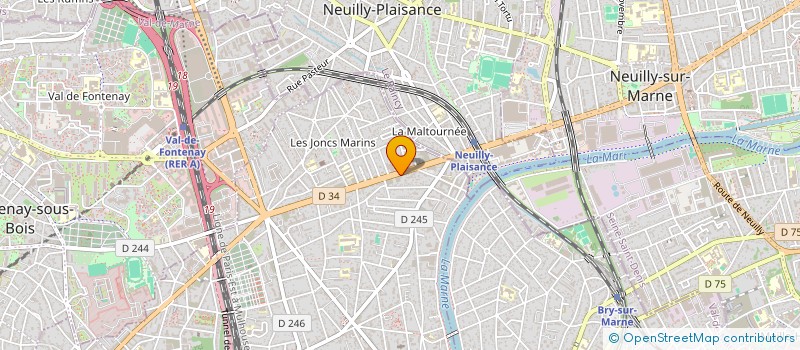 localisation de l'entreprise SYNDIC DE COPROP  LE PERREUX-SUR-MARNE