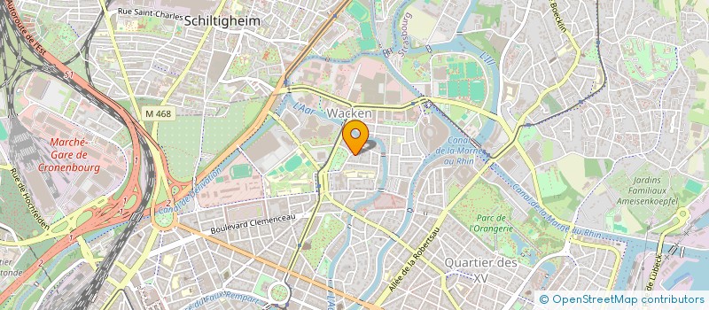 localisation de l'entreprise SYNDIC DE COPROP 4 RUE VOLTAIRE à STRASBOURG