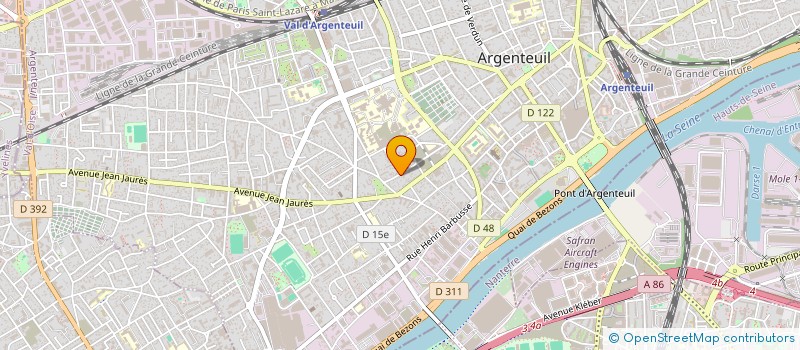 localisation de l'entreprise SYNDIC DE COPROP  ARGENTEUIL