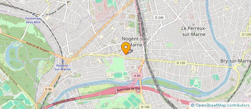 localisation de l'entreprise SYNDIC DE COPROP 5 RUE DAGOBERT à NOGENT-SUR-MARNE