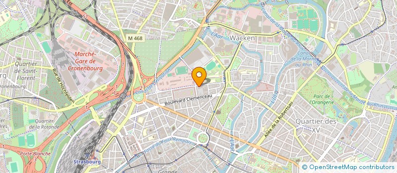 localisation de l'entreprise SYNDIC DE COPROP AVANT SCENE à STRASBOURG
