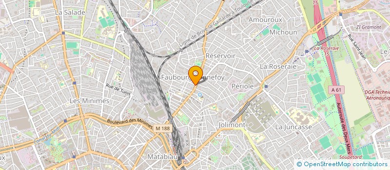 localisation de l'entreprise SYNDIC DE COPROP DU 103 FG BONNEFOY  TOULOUSE