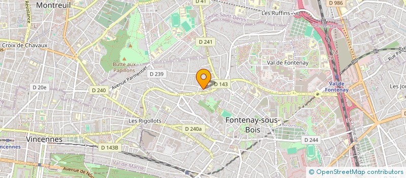 localisation de l'entreprise SYNDIC DE COPROP DU 111 RUE DES MOULINS à FONTENAY-SOUS-BOIS