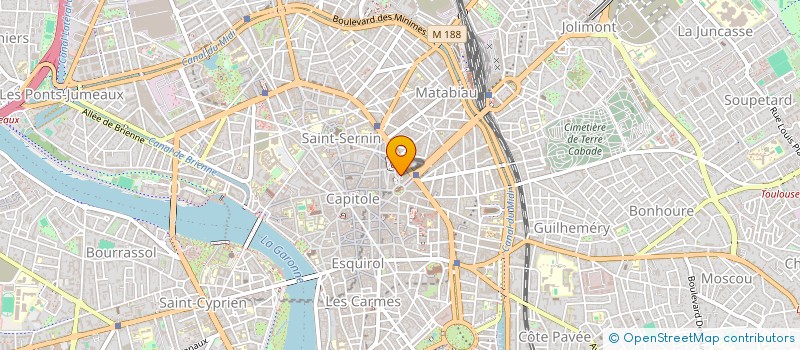 localisation de l'entreprise SYNDIC DE COPROP DU 2 B RUE D'AUSTERLITZ  TOULOUSE