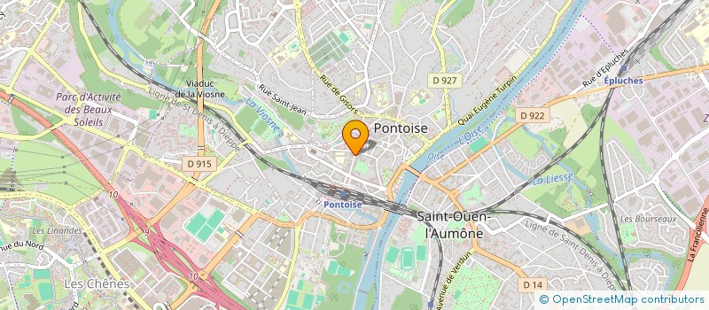 localisation de l'entreprise SYNDIC DE COPROP DU 21 R THIERS  PONTOISE