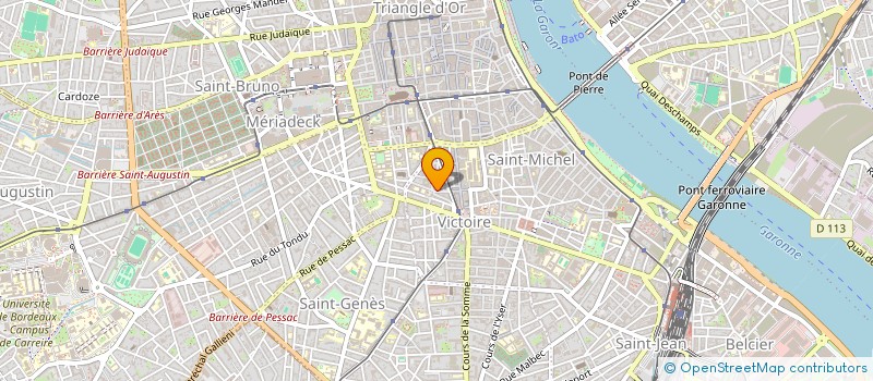 localisation de l'entreprise SYNDIC DE COPROP DU 31 RUE TOMBE L'OLY  BORDEAUX