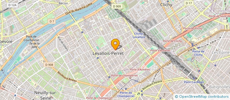 localisation de l'entreprise SYNDIC DE COPROP DU 36 R RIVAY à LEVALLOIS-PERRET