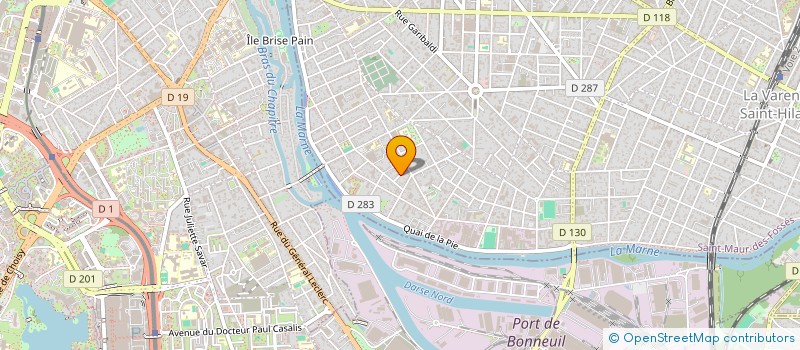 localisation de l'entreprise SYNDIC DE COPROP DU 7 VILLA FERRET à SAINT-MAUR-DES-FOSSES