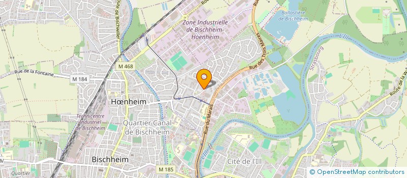 localisation de l'entreprise SYNDIC DE COPROP LE DREISTEIN  HNHEIM