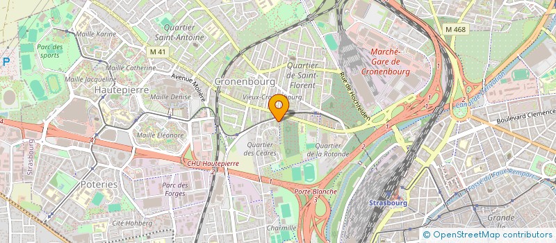 localisation de l'entreprise SYNDIC DE COPROP LES COLOMBELLES à STRASBOURG