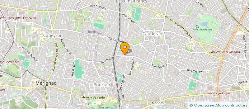 localisation de l'entreprise SYNDIC DE COPROP RES JARDINS DE CALYPSO  BORDEAUX