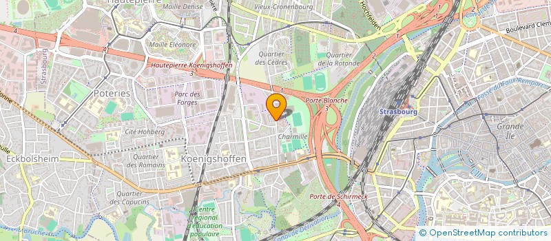 localisation de l'entreprise SYNDIC DE COPROP RESID.LES ACTURIALES à STRASBOURG