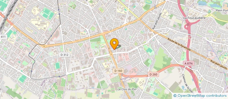 localisation de l'entreprise SYNDIC DE COPROP RESIDENCE ANJOU à ANGERS