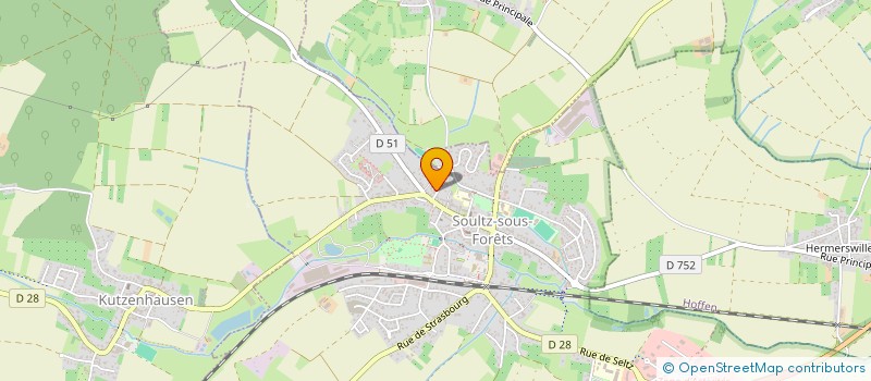 localisation de l'entreprise SYNDIC DE COPROP RESIDENCE LE BEL  SOULTZ-SOUS-FORETS