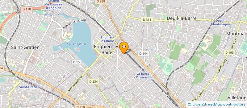 localisation de l'entreprise SYNDIC DE COPROPIETAIRES  ENGHIEN-LES-BAINS