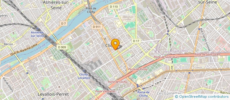 localisation de l'entreprise SYNDIC DE COPROPRIETAIRE 30 R V MERIC  CLICHY