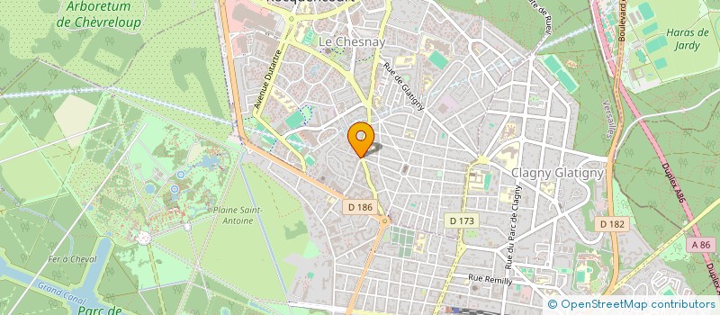 localisation de l'entreprise SYNDIC DE COPROPRIETAIRES  LE CHESNAY-ROCQUENCOURT