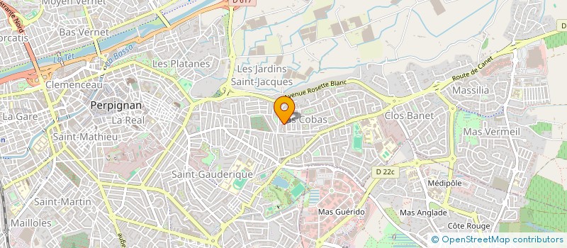 localisation de l'entreprise SYNDIC DE COPROPRIETE 17 ET 19 RUE DES EMBRUNS  PERPIGNAN