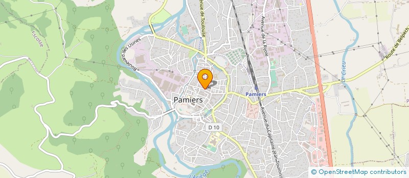 localisation de l'entreprise SYNDIC DE COPROPRIETE 2 RUE GABRIEL PERI à PAMIERS