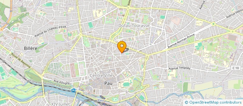 localisation de l'entreprise SYNDIC DE COPROPRIETE 29 RUE MICHEL HOUNAU à PAU