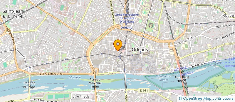 localisation de l'entreprise SYNDIC DE COPROPRIETE 3 RUE D ILLIERS à ORLEANS