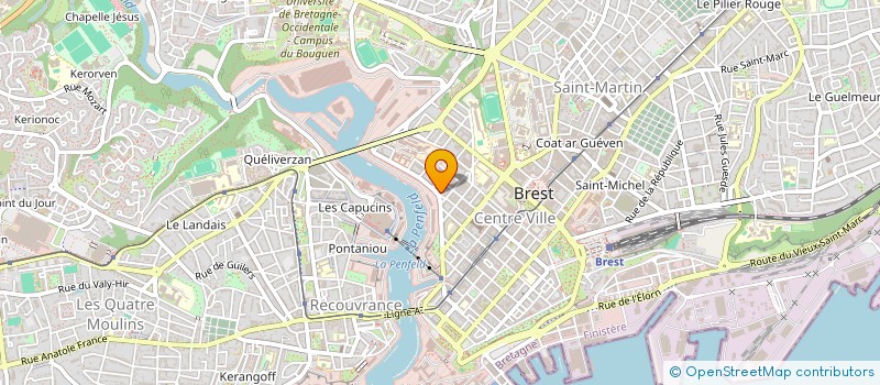 localisation de l'entreprise SYNDIC DE COPROPRIETE à BREST