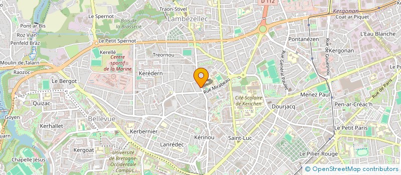 localisation de l'entreprise SYNDIC DE COPROPRIETE à BREST