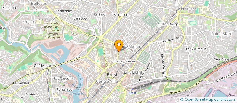localisation de l'entreprise SYNDIC DE COPROPRIETE 35R DE GLASGOW à BREST
