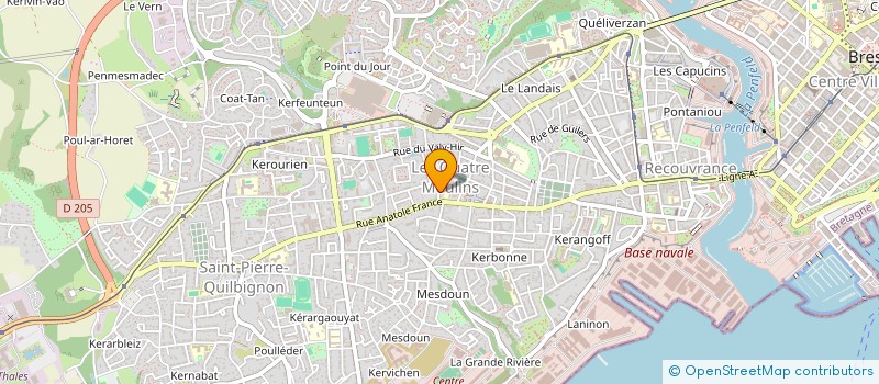 localisation de l'entreprise SYNDIC DE COPROPRIETE à BREST