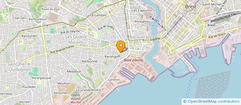 localisation de l'entreprise SYNDIC DE COPROPRIETE à BREST