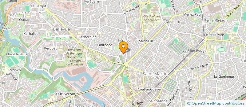 localisation de l'entreprise SYNDIC DE COPROPRIETE à BREST