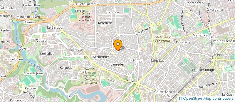 localisation de l'entreprise SYNDIC DE COPROPRIETE à BREST