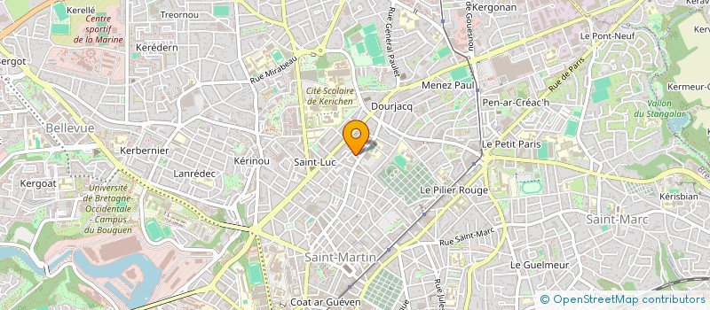 localisation de l'entreprise SYNDIC DE COPROPRIETE à BREST