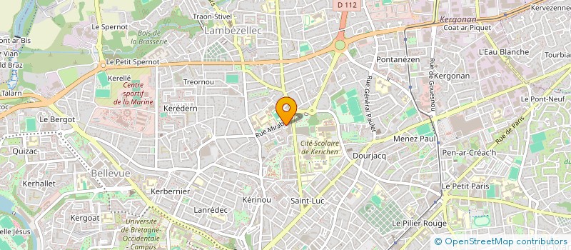localisation de l'entreprise SYNDIC DE COPROPRIETE à BREST