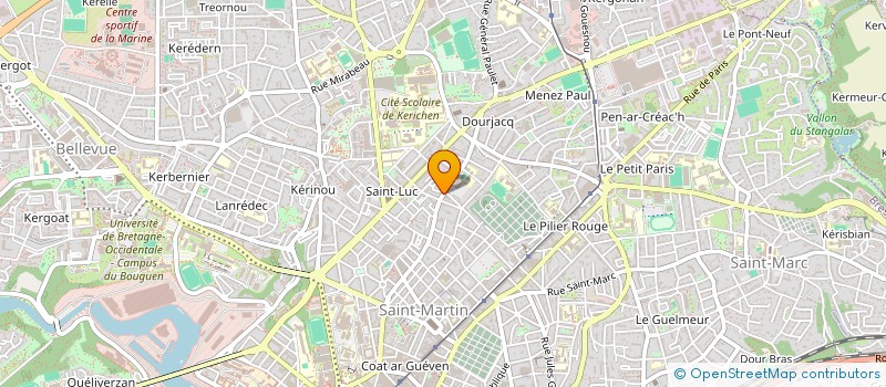 localisation de l'entreprise SYNDIC DE COPROPRIETE à BREST