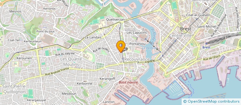 localisation de l'entreprise SYNDIC DE COPROPRIETE  BREST