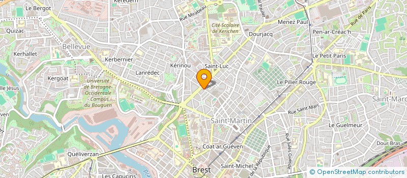 localisation de l'entreprise SYNDIC DE COPROPRIETE à BREST