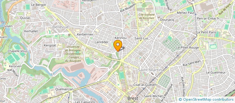 localisation de l'entreprise SYNDIC DE COPROPRIETE à BREST