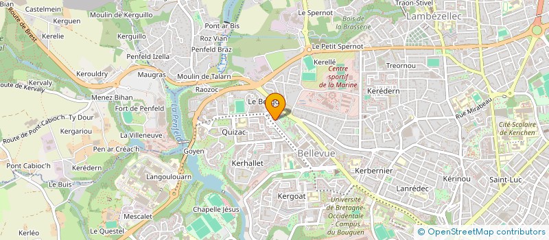 localisation de l'entreprise SYNDIC DE COPROPRIETE à BREST
