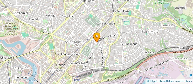 localisation de l'entreprise SYNDIC DE COPROPRIETE à BREST